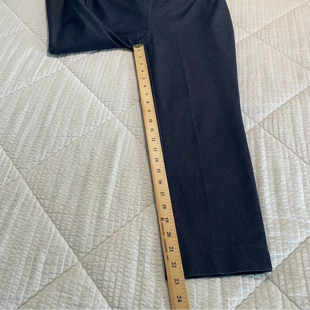 Chico’s So Slimming Cropped Dark Denim Stretch Pull-On Pants Size .5 S/6 - Picture 6 of 11